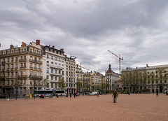 Auf dem Place Bellecoure in Lyon