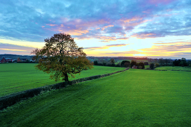 Gnosall sunset