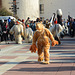 Bulgaria, Blagoevgrad, Procession of the Kukers is goin' on