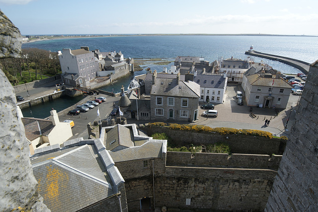 View From Castle Rushen
