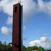 Sculpture on roundabout.