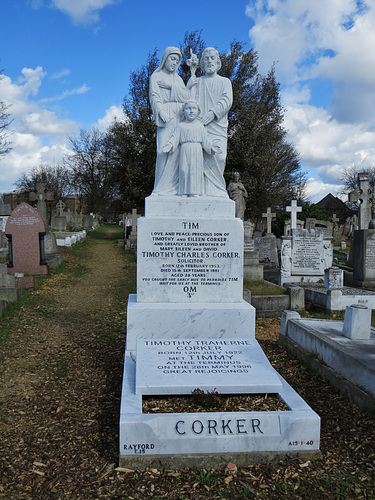 st patrick's r.c. cemetery, leyton, london