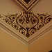 Detail of ceiling, Former Study, Keele Hall, Staffordshire