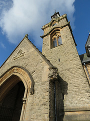 newstead abbey, notts ; c19 stables by matthew hadfield 1862