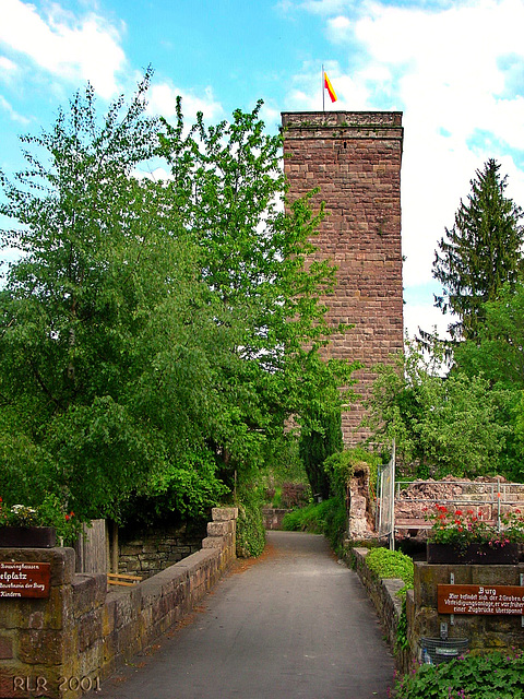 Zugang zur Burg Zavelstein