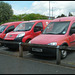 Nuneaton mail vans