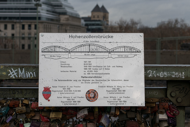 Cologne Hohenzollernbrücke heart health? (#0519)