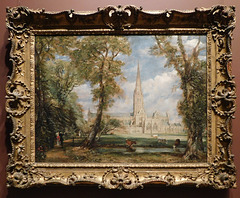 Salisbury Cathedral by Constable in the Metropolitan Museum of Art, February 2020