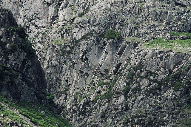 Climbers at White Ghyll Crag