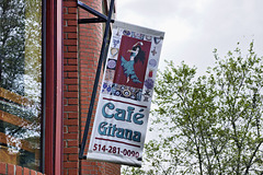 Café Gitana – St-Denis Street below Sherbrooke, Montréal, Québec