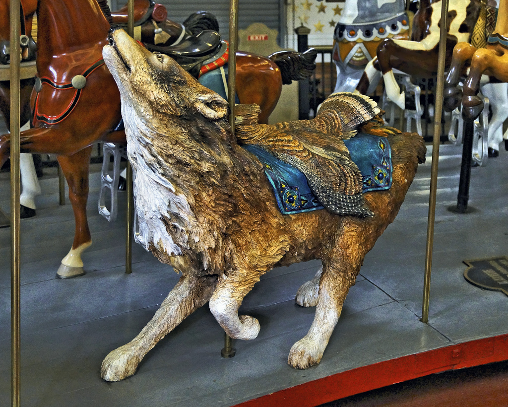 Lucky Dog – Looff Carousel, Eldridge Park, Elmira, New York