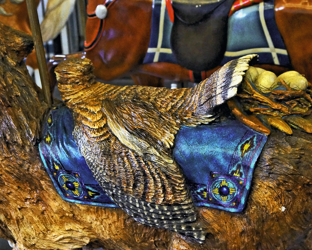 The Nest Under the Saddle – Looff Carousel, Eldridge Park, Elmira, New York