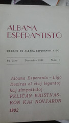 Albana Esperantisto nr 1 1991