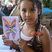 Girl and drawing, SOS Mas, Caibarien, Cuba
