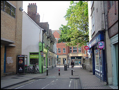 top of New Inn Hall Street