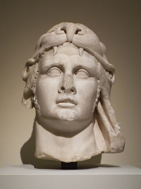 Marble Portrait Head of Mithridates VI Eupator in the Metropolitan Museum of Art, July 2016