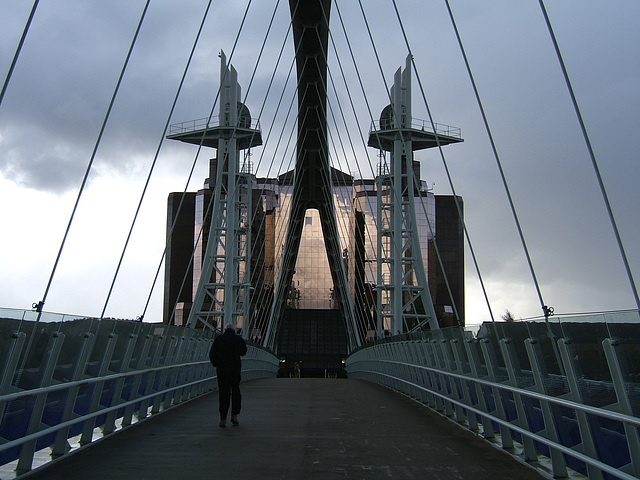 Bridge at The Salford Quays, Manchester