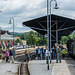 Einfahrt in den Bahnhof Dippoldiswalde