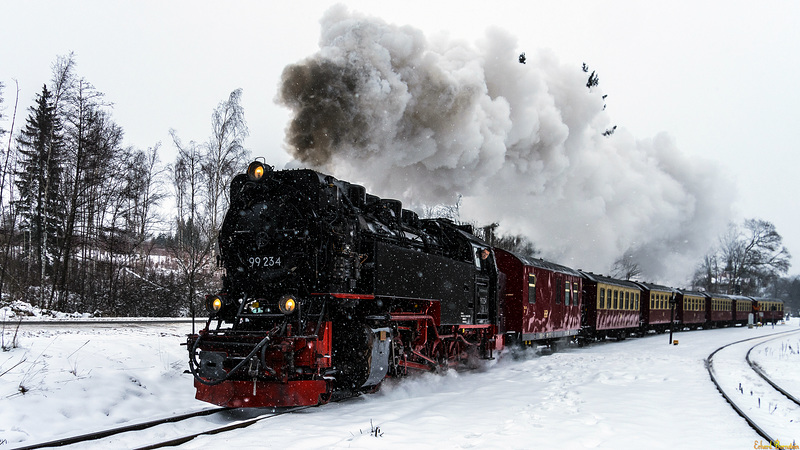 Im Schneetreiben zum Brocken