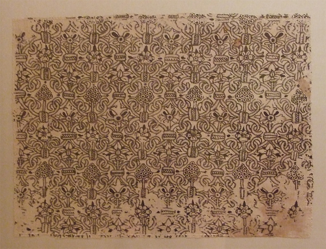 Panel of Blackwork in the Metropolitan Museum of Art, February 2012