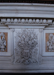 Detail of Chimneypiece, Former Dining Room, Keele Hall, Staffordshire