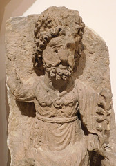 Detail of a Cult Statue Qos-Dushara in the Metropolitan Museum of Art, June 2019