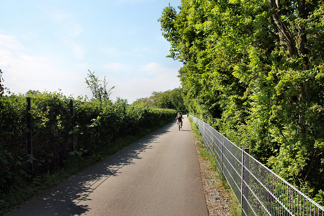 Radweg auf der ehem. Erzbahn (Bochum-Hordel) / 21.05.2018