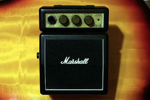 Miniature Marshall Half-Stack Amplifier