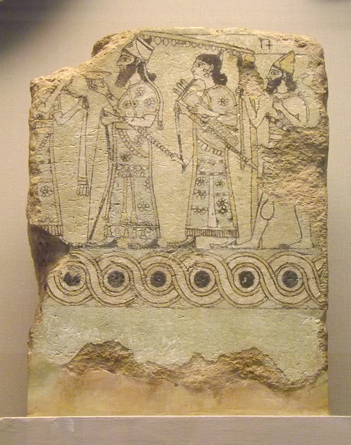 Assyrian Glazed Terracotta Tile in the British Museum, May 2014