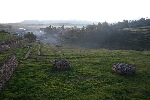 View From Chinchero At Dusk