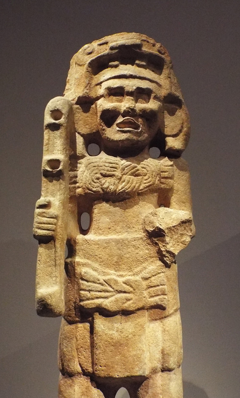 Detail of the Monumental Chahk in the Metropolitan Museum of Art, December 2022