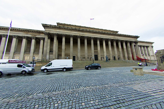 St Georges Hall wide angle view.