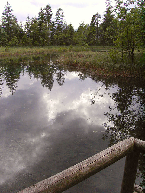 Wolkenspiegelung