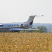 Embraer Phenom 300 à l'atterrissage sur l'aérodrome de Bergerac