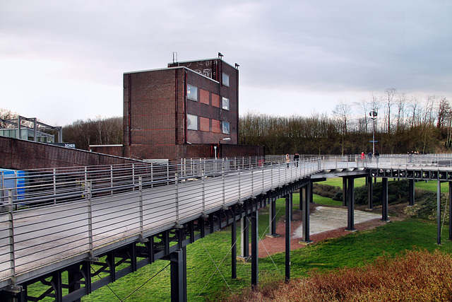 Brücken bei der Kohlenmischanlage (Nordsternpark, Gelsenkirchen) / 2.03.2024