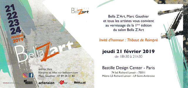 invitation bella z'art 2019