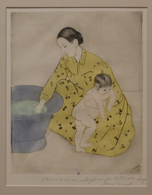 The Bath by Mary Cassatt in the Metropolitan Museum of Art, February 2020