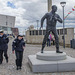 Statue, Liverpool waterfront.