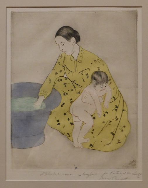 The Bath by Mary Cassatt in the Metropolitan Museum of Art, February 2020