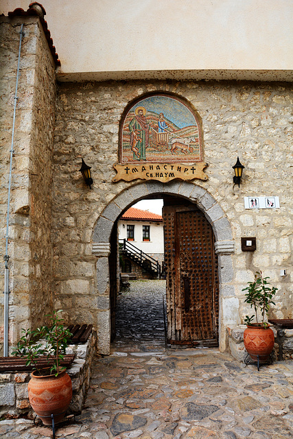 North Macedonia, The Gates to St. Naum Monastery