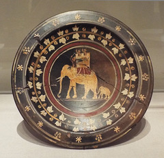 Terracotta Plate with Elephants in the Metropolitan Museum of Art, June 2016