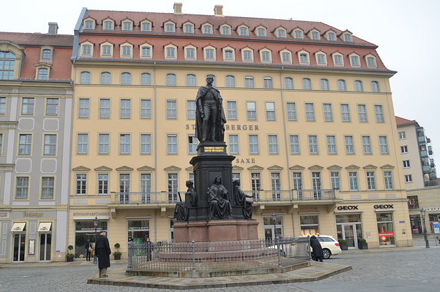 Dresden, Statue of King Frederick Augustus II