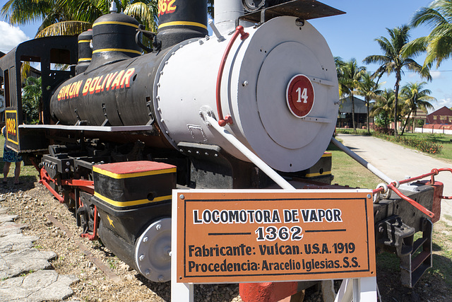 Locomotive, sugar museum, Cuba