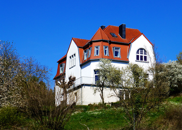 Auf dem Weg in die Weinberge